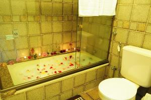 Um banheiro em Hotel da Cachoeira