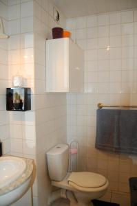 モンタルジにあるOlivier et Céciliaのバスルーム(トイレ、洗面台付)