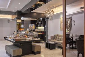 Istumisnurk majutusasutuses Ava Hotel and Suites