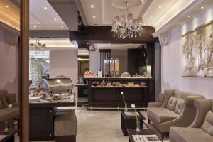 Istumisnurk majutusasutuses Ava Hotel and Suites
