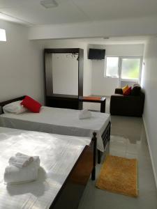 Postel nebo postele na pokoji v ubytování Holiday Home