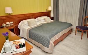 A bed or beds in a room at Hotel Diana Jardin et Spa