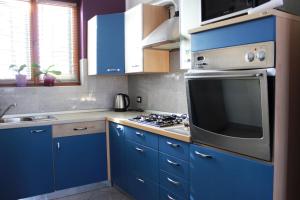 Kuchyň nebo kuchyňský kout v ubytování Apartment Nela + 37 fotografií