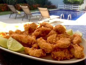 Comida in lodge ou em algum lugar perto