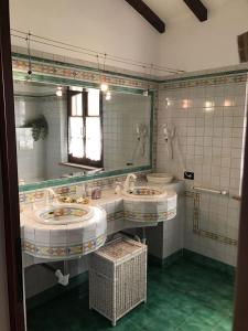 Koupelna v ubytování B&B Il Martin Pescatore