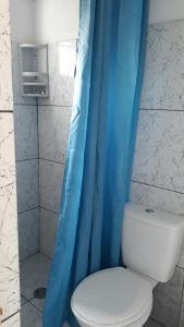 Koupelna v ubytování Hospedaria Cambuci Unidade Ipiranga