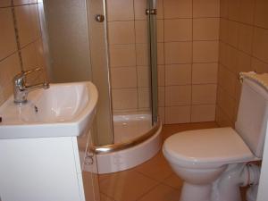 Koupelna v ubytování Villa Pod Dębem