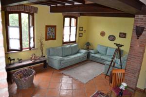 Posezení v ubytování B&B Il Martin Pescatore