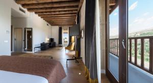 Katil atau katil-katil dalam bilik di Áurea Convento Capuchinos by Eurostars Hotel Company
