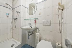 Koupelna v ubytování Hotel Windsor