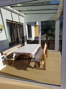 A balcony or terrace at Pension Residence Sonnenheim