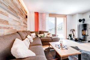 Ruang duduk di Appartement Zimba Blick by A-Appartments