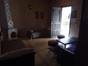 Posezení v ubytování La Kasbah d'Ouzoud