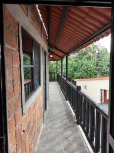 En balkon eller terrasse på Posada Don Jose