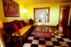 Ruang duduk di Bagan Thiripyitsaya Sanctuary Resort