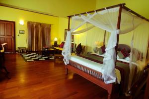 Katil atau katil-katil dalam bilik di Bagan Thiripyitsaya Sanctuary Resort