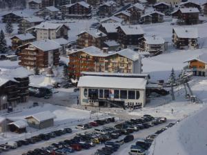 Haus Aurora im Winter