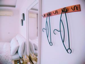 Voodi või voodid majutusasutuse Riverside B&B toas