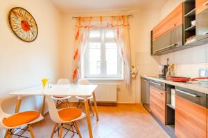 Η κουζίνα ή μικρή κουζίνα στο Liszt Apartman