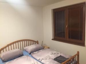 Voodi või voodid majutusasutuse Apartmány TAS toas