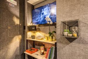A kitchen or kitchenette at PAX hotel