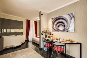 A bed or beds in a room at PAX hotel