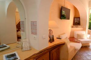 Posezení v ubytování Hôtel Le Belvédère
