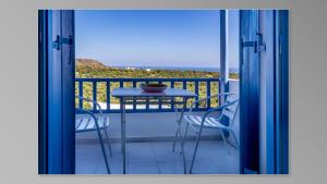Balkón alebo terasa v ubytovaní Milatos Village Cretan Agrotourism Hotel