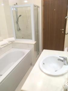 Koupelna v ubytování Hotel Internazionale Gorizia