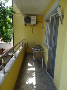 Balkón nebo terasa v ubytování Blue House