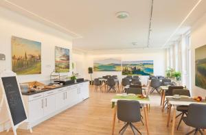 Ruang duduk di City Hotel ApartW3 - kostenlos parken