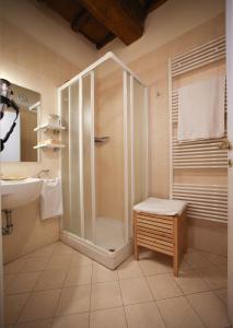 Koupelna v ubytování Hotel Villa San Michele
