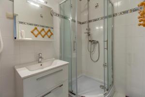 Koupelna v ubytování Hotel Sansegus