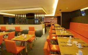 ห้องอาหารหรือที่รับประทานอาหารของ Swiss-Belinn Medan