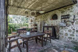 Patio alebo iná vonkajšia časť ubytovania Podere Cerreto