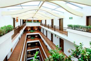 a view of a building with an open ceiling at Hotel Gillow in Mexico City