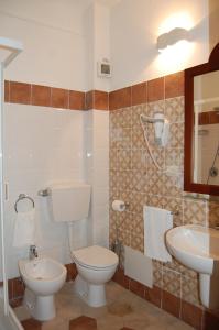 
A bathroom at Albergo Miramonti
