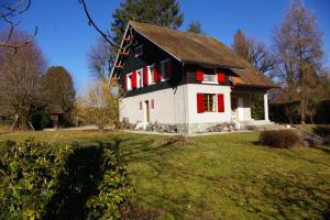 Bygningen som feriehuset ligger i