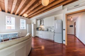 Una cocina o cocineta en CA' DEI SCORZERI