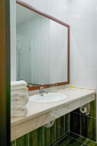 Koupelna v ubytování Hotel Khanaka