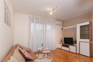 TV a/nebo společenská místnost v ubytování Apartment Miki