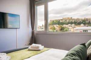 Posteľ alebo postele v izbe v ubytovaní Breathtaking View Studio!