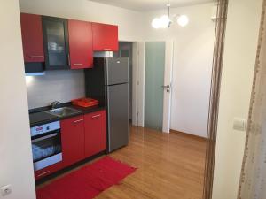Kuchyň nebo kuchyňský kout v ubytování Apartment Tihana