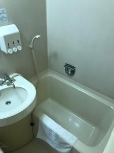 Koupelna v ubytování Okazaki Ohwa Hotel