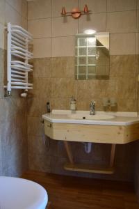 Et badeværelse på Apartamenty Pod Jesionem + 67 billeder