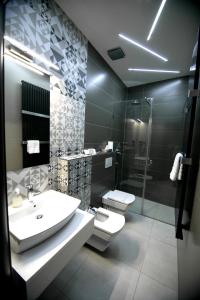 Koupelna v ubytování Hotel U Kostela