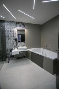 Koupelna v ubytování Hotel U Kostela