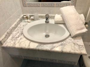 Koupelna v ubytování Hotel Internazionale Gorizia