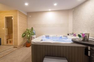 Spa- og/eller wellnessfaciliteter på Apartments Villa Luxor