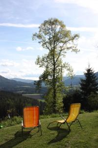 En trädgård utanför Stillbacherhütte